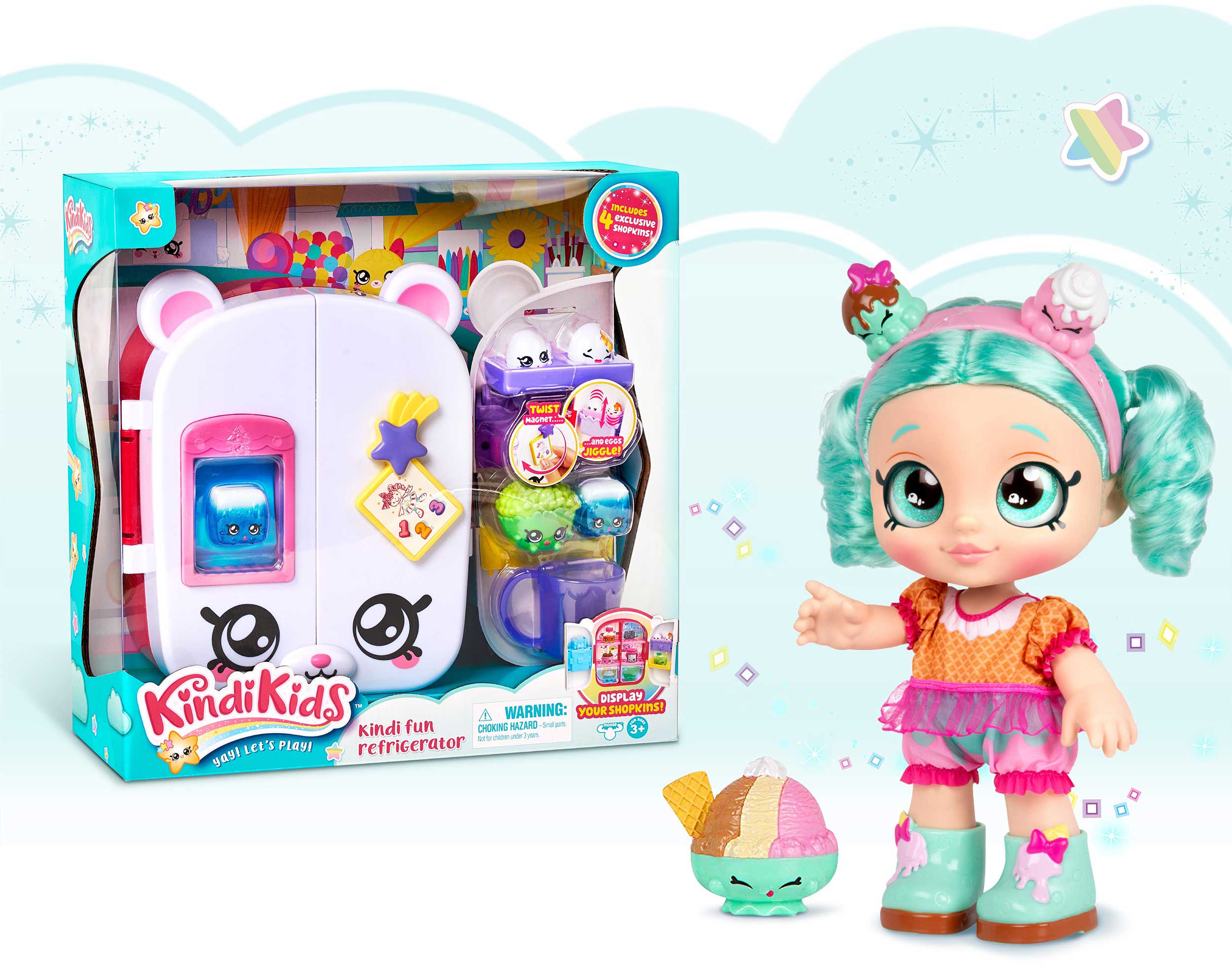 Kindi Kids branding and package design for Moose Toys by McHale Design, KindiKids Creative Branding Agency