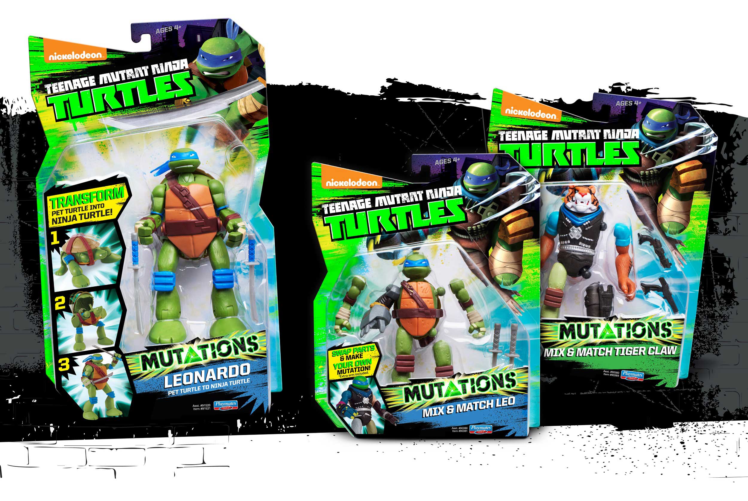 TMNT Package Design for Playmates Toys by McHale Design